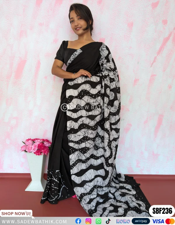 Two Colour Batik Saree SBF 236
