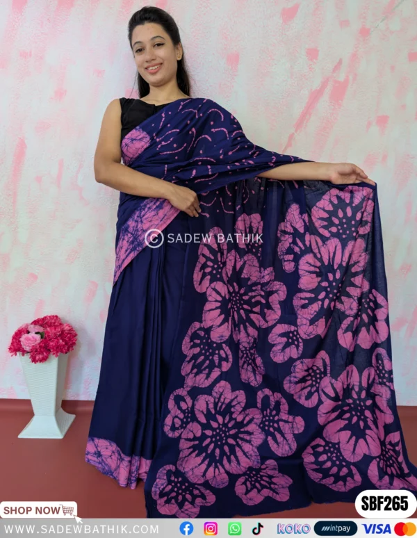 Two Colour Batik Saree SBF 265